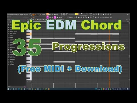 35. Epic EDM Chord Progressions (Free MIDI + Download)