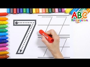 How many piglets are playing with their mother pig in the playground? | Learning the number 7