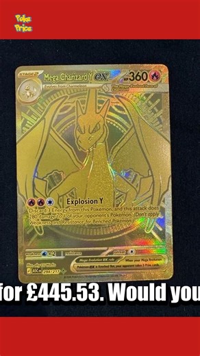 🔥 Charizard just sold for £445.53 on eBay! #Pokemon #shorts