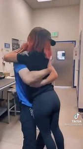 Visiting husband at work