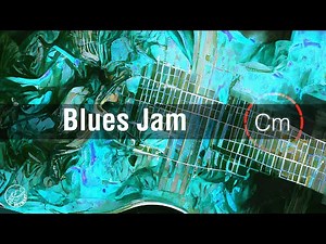 Gary Moore Style Blues Backing Track No Guitar in C Minor