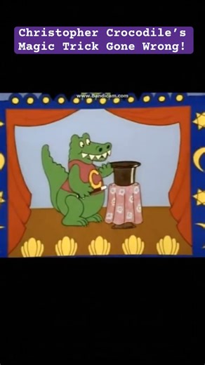 Deleted Scene of Christopher Crocodile #funny #animation #magictrick #gonewrong #magician