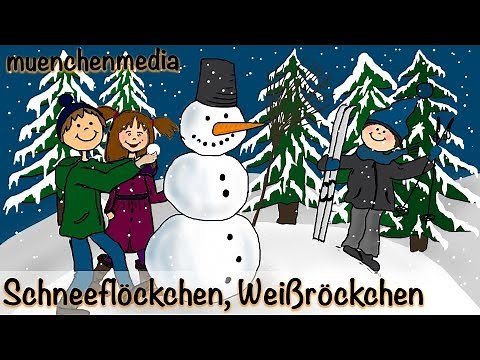 ⭐️ Schneeflöckchen, Weißröckchen - Weihnachtslieder deutsch | Kinderlieder deutsch - muenchenmedia