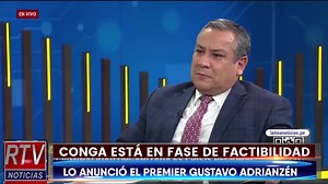 #Atención Proyecto minero Conga se encuentra en la fase de factibilidad Así, lo anunció el Premier Gustavo Adrianzén, quién afirmó que el proyecto minero de #Cajamarca es un referente con las inversiones. | Otra Prensa