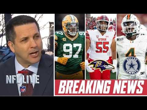 FULL NFL LIVE | Packers target Dexter Lawrence - Ravens draft Spencer Fano - Rueben Bain to Cowboys?