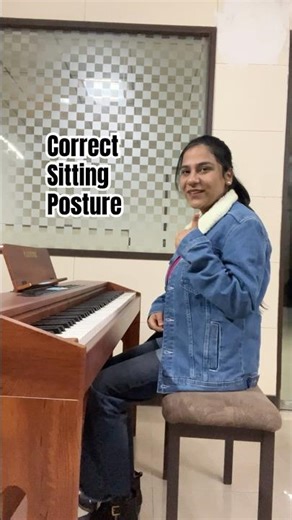 Correct Sitting Posture for Piano 👍 #learnpiano