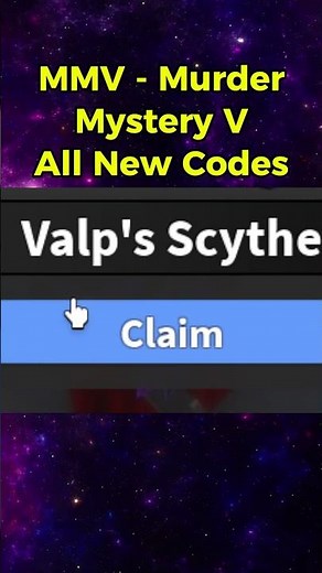 Roblox MMV Codes (Murder Mystery V)