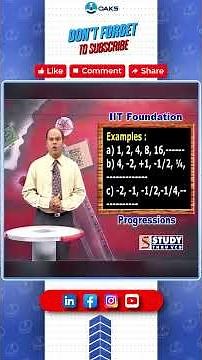Progressions || Examples of geometric progression || Class X #oaks