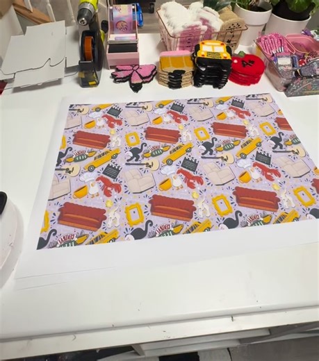 So many of you ordered this friends inspired desk mat it’s crazy but in a good way. I do plan to add nurse desk mats as well, but in the meantime the custom option is available and you can get anything you want on them #deskmats #teachersofinstagram #teacherappreciationweek #teachergram #friends | Miss Crafty Customs