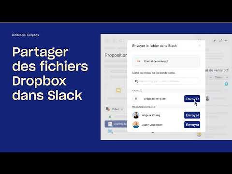 Partager des fichiers Dropbox dans Slack | Dropbox Tutorials | Dropbox