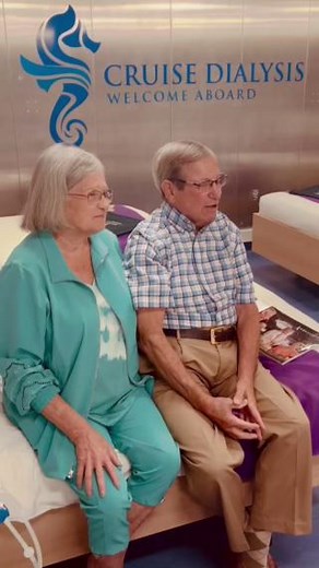 Cruise with confidence with Ambassador and our dedicated Cruise Dialysis team, available on hand to assist you with your haemodialysis treatment in our dedicated medical area. ✅ Let the warmest welcome at sea take care of you whilst on board 💜 | Ambassador Cruise Line