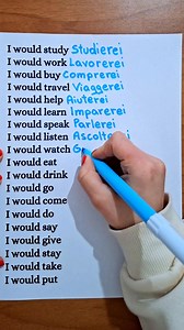 Learn Italian Verbs 🇮🇹 📖 The conditional of some useful verbs in Italian! 🇮🇹🇮🇹 Save this post for later ✅️ Don't forget to follow for more Italian lessons 🇮🇹🇮🇹 | Italian With Ema