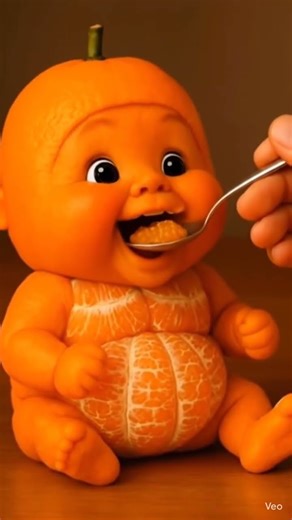 cute orange 😀 #funnyvideo #fun