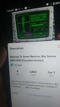 Opening to Jimmy Neutron: Boy Genius 2002 DVD (Columbia Pictures Version)