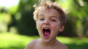 Cute Baby Toddler Yelling Slow-motion 120fps: vídeo stock (100% livre de direitos) 1049719549 | Shutterstock