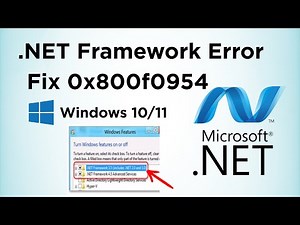 How to Fix .NET Framework 0x800f0954 Error (Windows 11/10)