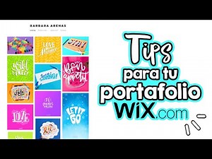 ¿Cómo hacer un BOOK/PORTAFOLIO de trabajos en WIX? ☻ Martes con Barbs!