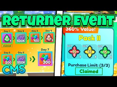 New Returner Event In Clicker Mining Simulator