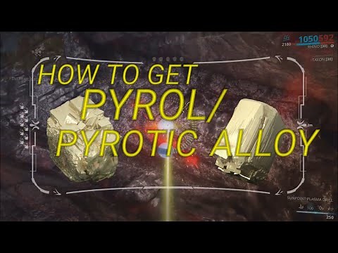 Warframe | Where to/ How to Get "Pyrotic Alloy" Guide (Plz Subscribe)