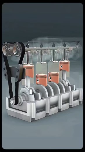 Brain-Made on Instagram: "Inside a Diesel Engine  Mechanical Design in Action"