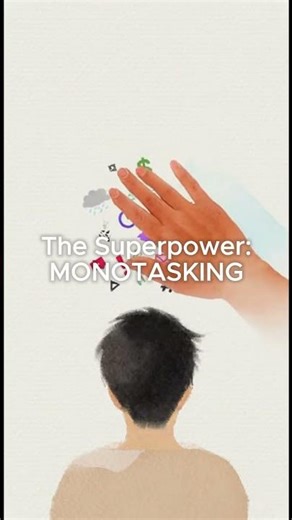 Why "Multitasking" Is a Lie (Do This Instead) 🧠 #DeepWork