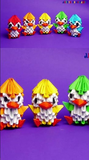 How to Make 3D Origami Penguin (Easy Tutorial) 📄