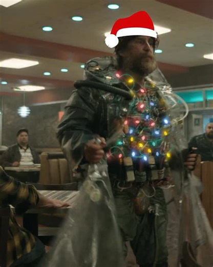 Good Luck, Have Fun, Don't Die on Instagram: "Merry Christmas from The Man From The Future. #GoodLuckHaveFunDontDie only in theaters February 13th."