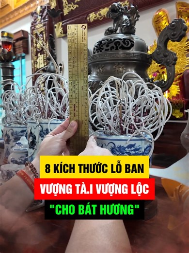 8 Kích Thước Lỗ Ban Vượng Tài Lộc Cho Bát Hương