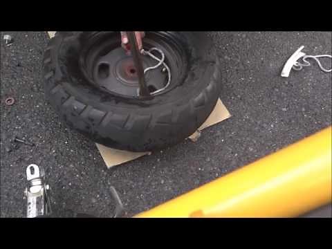 ZOOMERのリヤタイヤを交換してみた。