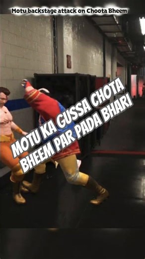 motu ring fight with chota bheem , wwe fight motu or chota bheem #motupatlu #wwe