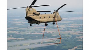 'What is that helicopter spraying?' Chinooks taking flight on training mission