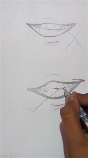 anime teeth drawing || teeth drawing 😮💯💯✨💯💢💢