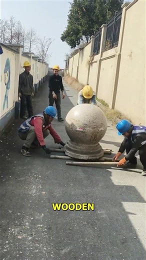 Watch the Giant Stone Ball Move!.
