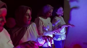 Egyptian artists stream sign language performances