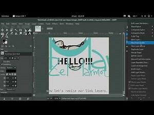 GIMP dev report: link layer experiments