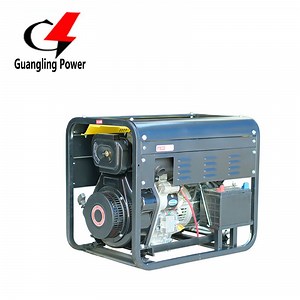 [Hot Item] 15kVA Open Frame Diesel Welding Welder Generator Inverter with 300 AMP Controls