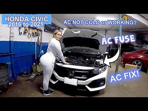 Honda Civic 2016 to 2021 AC Dont work You Must check the AC FUSE