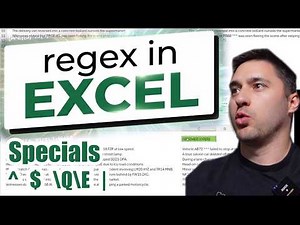 REGEX in Excel - Lesson 3 - Special Characters & Escapes