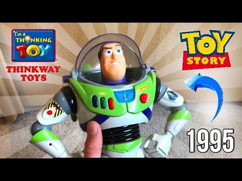 Toy Story Thinkway Toys First Edition Buzz Lightyear Action Figure 1995 Review