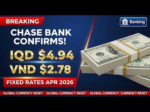 Chase Bank ALERT: Fixed Exchange Rates REVEALED! $4.94 IQD & $2.78 VND