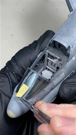 Canopy Mask Removal A-7 Corsair 1/48 Scale Aircraft Model Kit