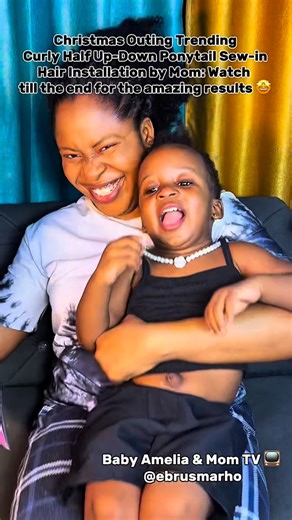 Baby Amelia & Mom TV on Instagram: "Baby Amelia Christmas Hair is finally here 💃💃💃 Trending Kids Curly Half up/Down Sewin Ponytail Hair Installation/ Wig install full Tutorial 🤩 Was it worth it?? 💃❤️‍🔥 MERRY CHRISTMAS 🎄FROM Baby Amelia & I 🩷 #babyameliaandmomtv #kidshair #Curlyhair #viral #christmas Ponytail Half up/down Wig Sewin Sew-in Wiginstall babiesoftiktok Kidswigs Babyhairs Frontalinstall WigBaby crochet hair Creatorsearchinsights"