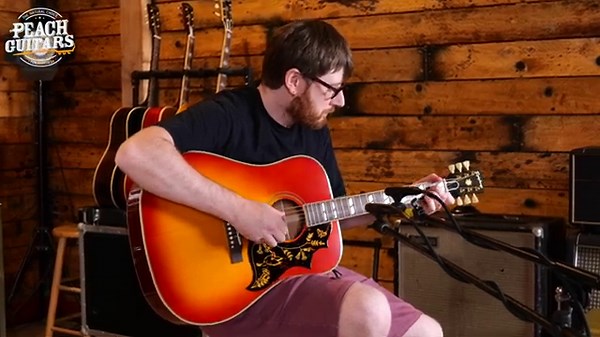 Epiphone Inspired by Gibson Custom 1960 Hummingbird Reissue | Heritage Cherry Sunburst