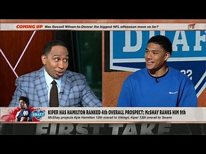 Kyle Hamilton Interview on aspiring to be the next Sean Taylor | First Take