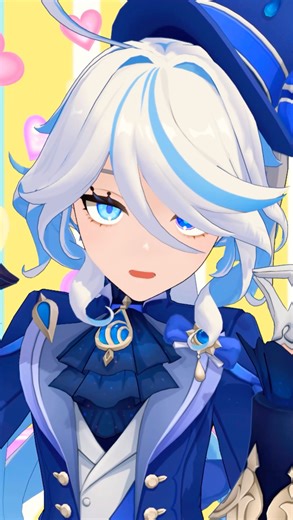 「MMD」Furina 发牌 #原神 #Furina #mmd #コバチch