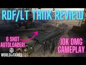 RDF/LT Tank Review With 10k dmg Gameplay. World of Tanks Console