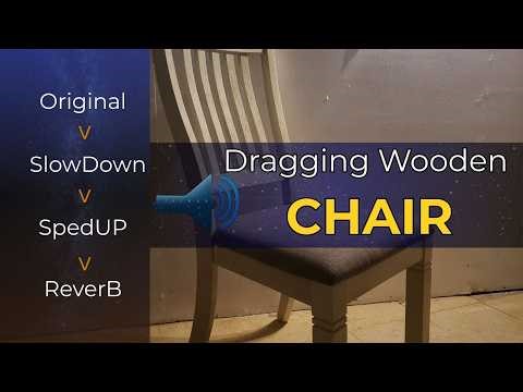Dragging Wooden Chair//SL// Sound Effects #asmr #soundeffects #woodenchair