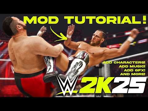 How to Mod in WWE 2K25! (Adding Characters, Music, GFX, & More!)