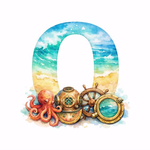 36 Summer Beach Alphabet Letters PNG Bundle, Sublimation Clipart, Tumbler Designs, Instant Download