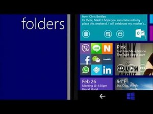 Windows Phone 8.1 / 9.0 Concept UI